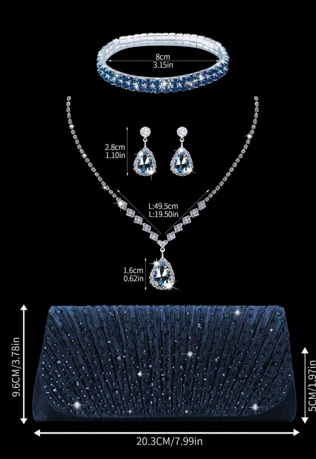 Handtasche & Schmuck-Set    sehr Elegant