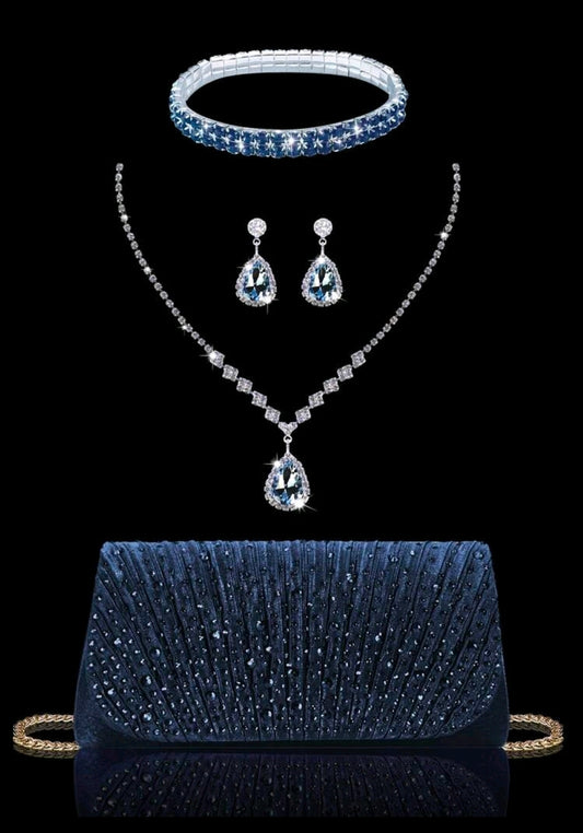 Handtasche & Schmuck-Set    sehr Elegant