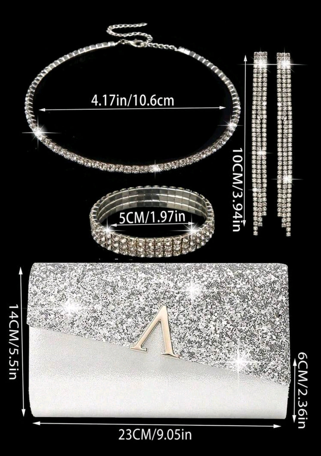 Handtasche & Schmuck-Set