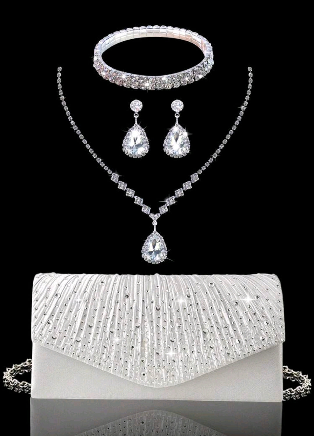 Handtasche & Schmuck-Set    sehr Elegant