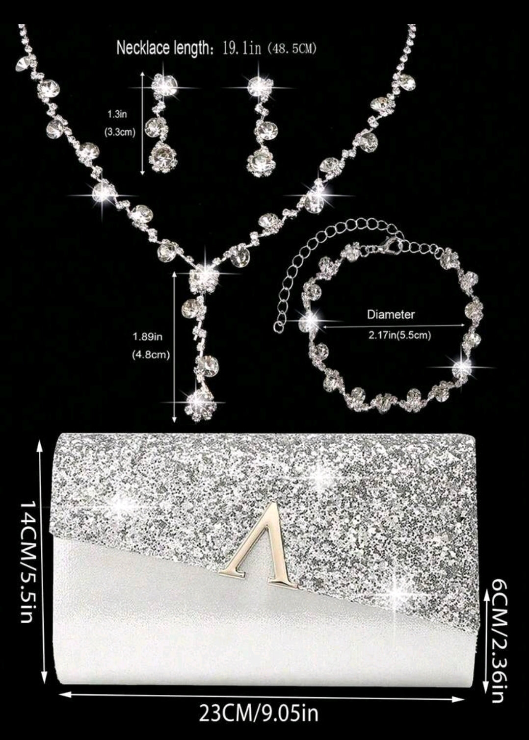 Handtasche & Schmuck-Set