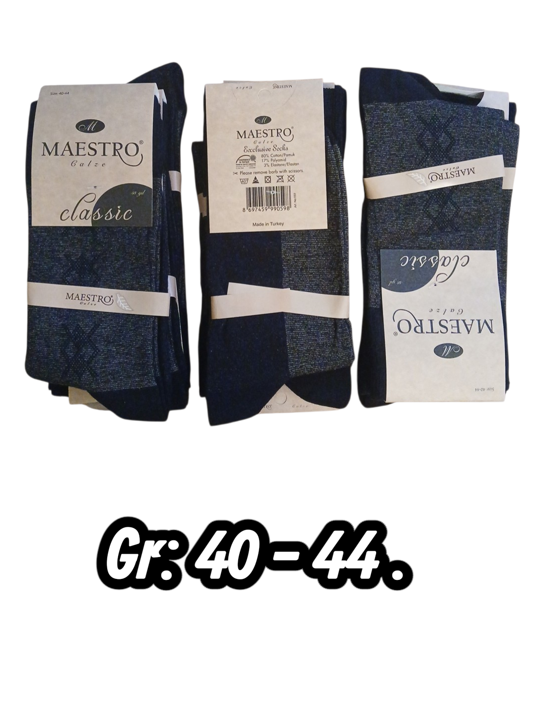 Herren Socken  Antibakteriyel  80%Cotton