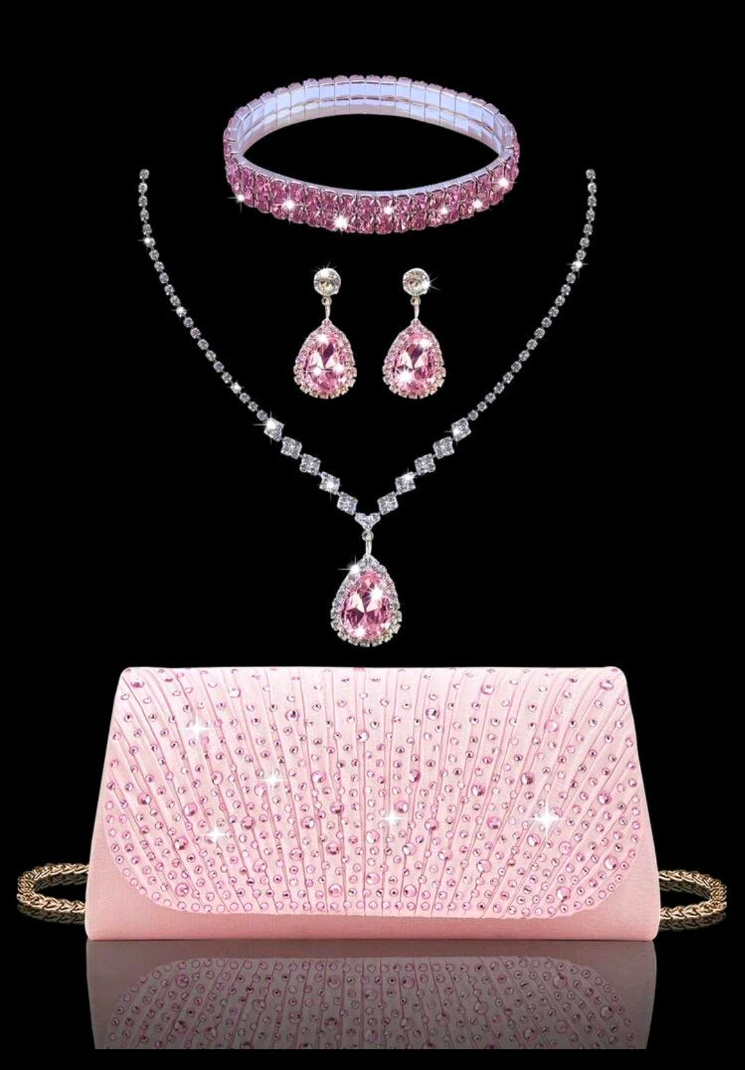 Handtasche & Schmuck-Set    sehr Elegant