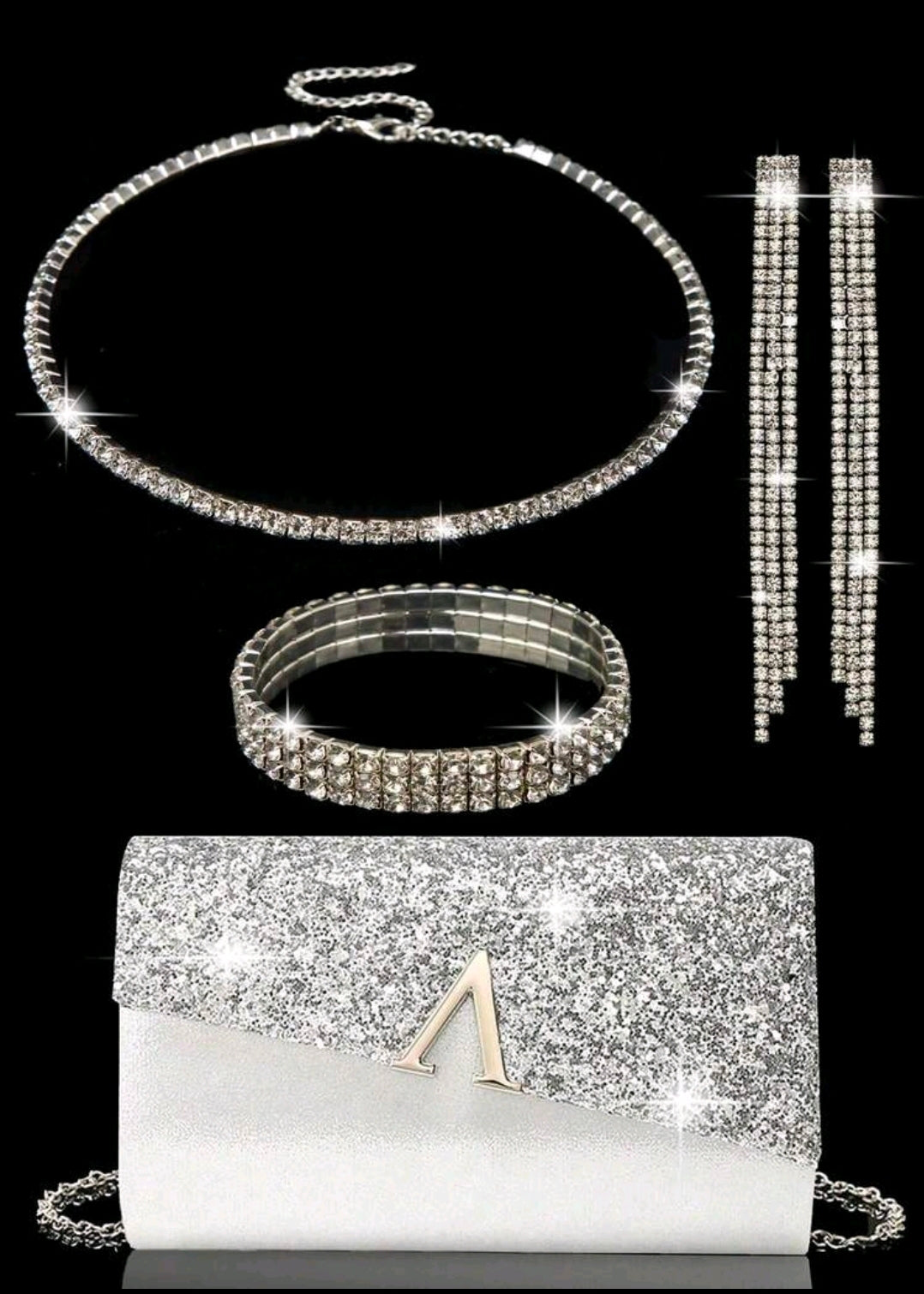 Handtasche & Schmuck-Set