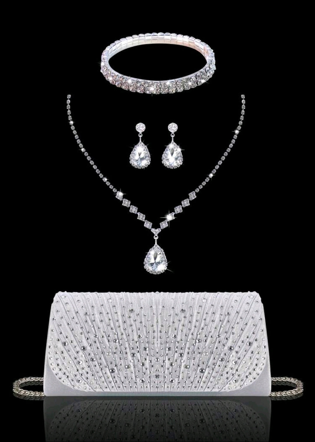 Handtasche & Schmuck-Set    sehr Elegant