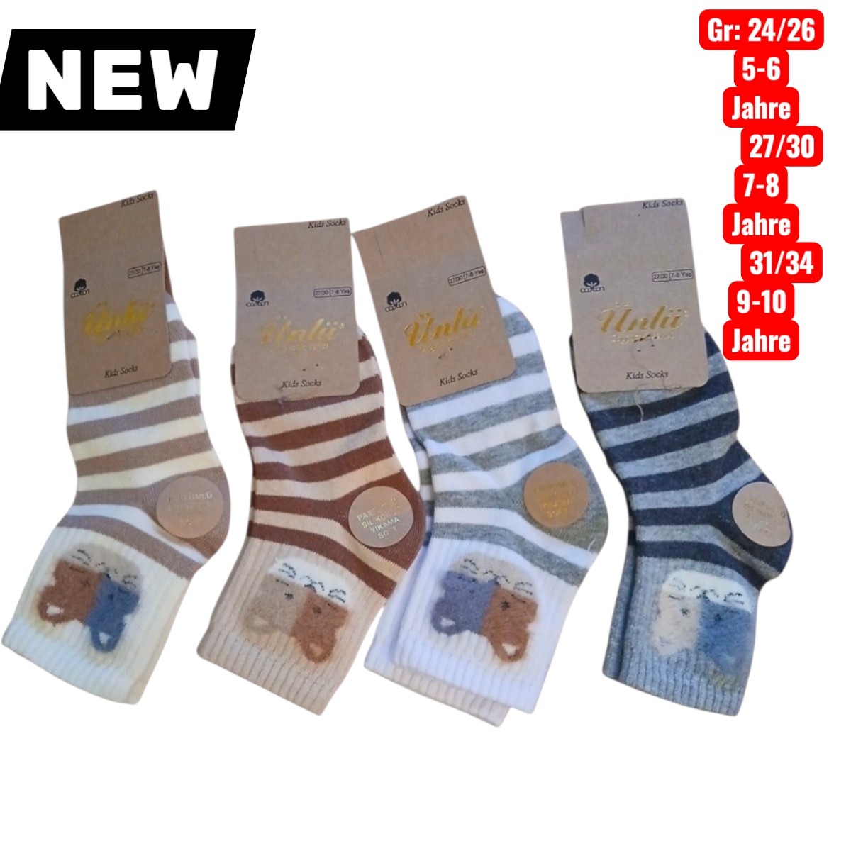 Kinder Socken sehr weich und Geschmeidig 85%Cotton