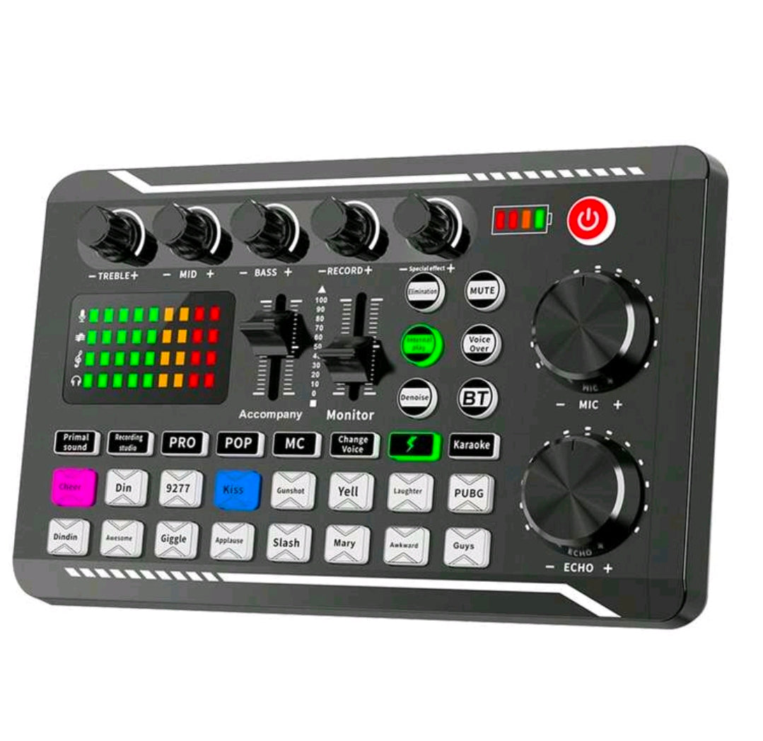 Aufnahmestudio-Kit, beinhaltet professionelles Audiointerface und Podcast-Mikrofon, geeignet für Gamer, Podcaster, Aufnahmen, Gesang, Live-Streaming, Kondensator-Mikrofon-Aufnahmestudio-Set