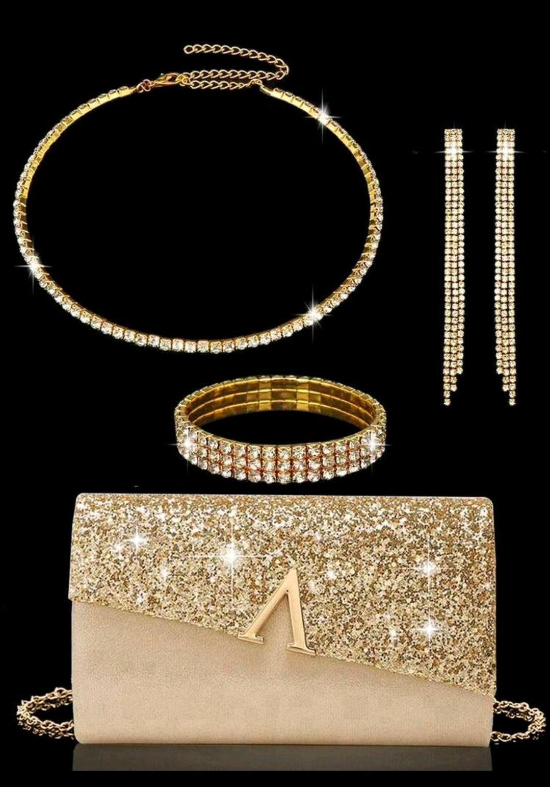 Handtasche & Schmuck-Set