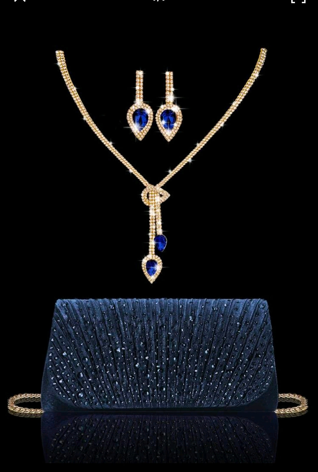 Handtasche & Schmuck-Set    sehr Elegant