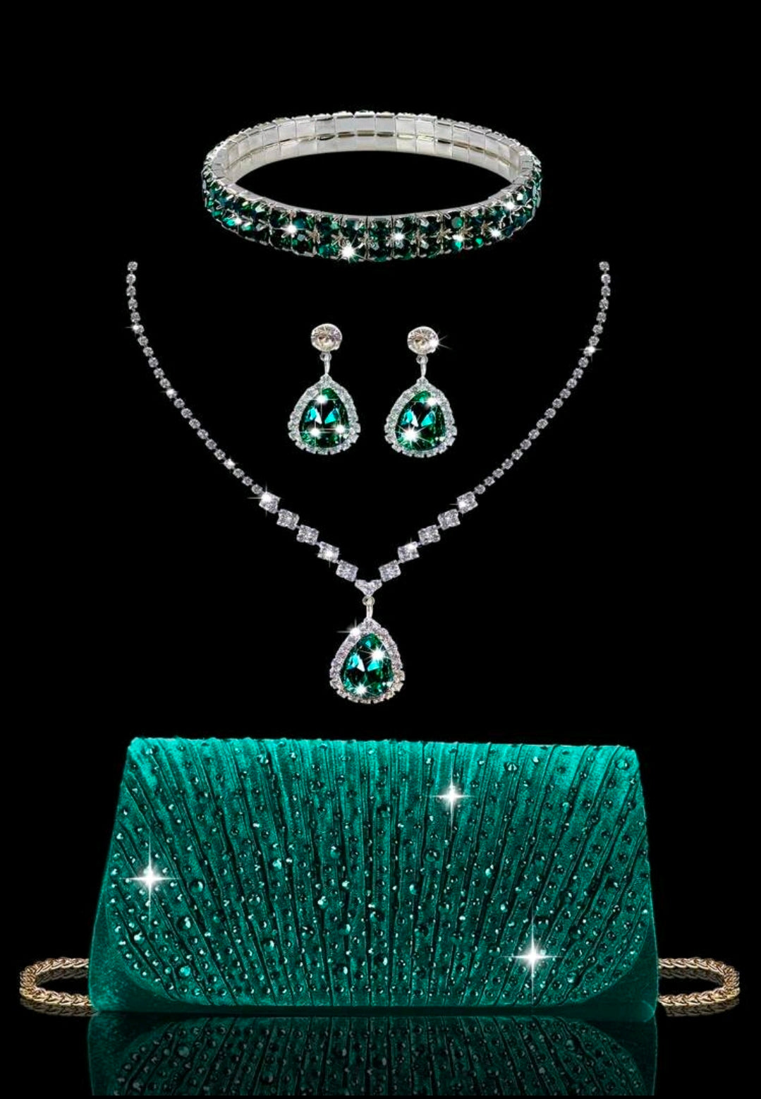 Handtasche & Schmuck-Set    sehr Elegant