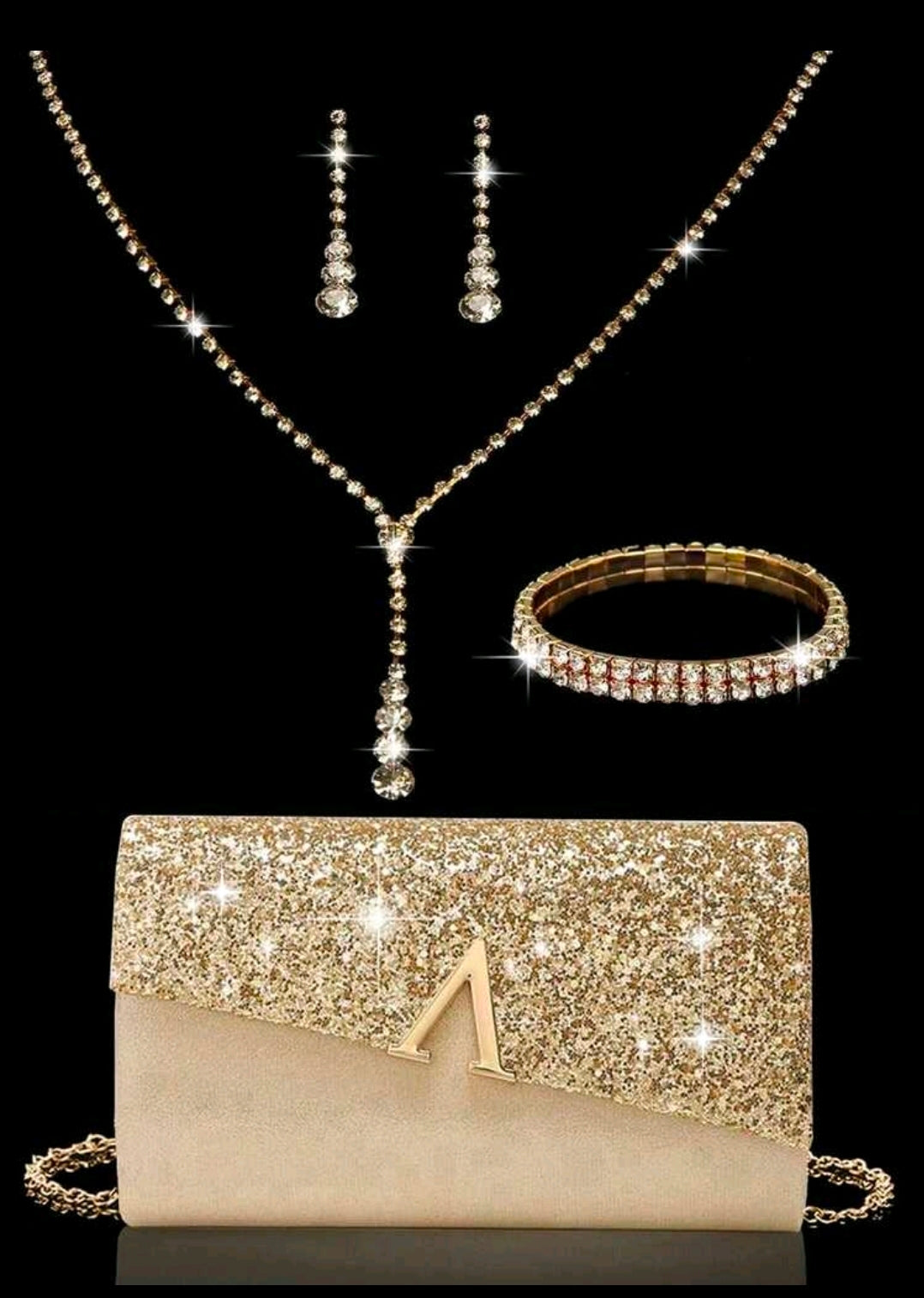 Handtasche & Schmuck-Set